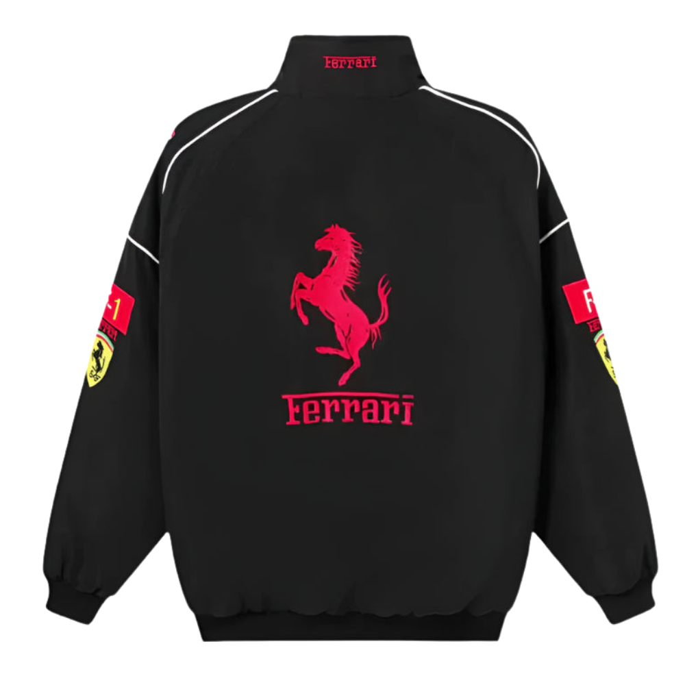 Jacket Ferrari F1 Vintage Full Black