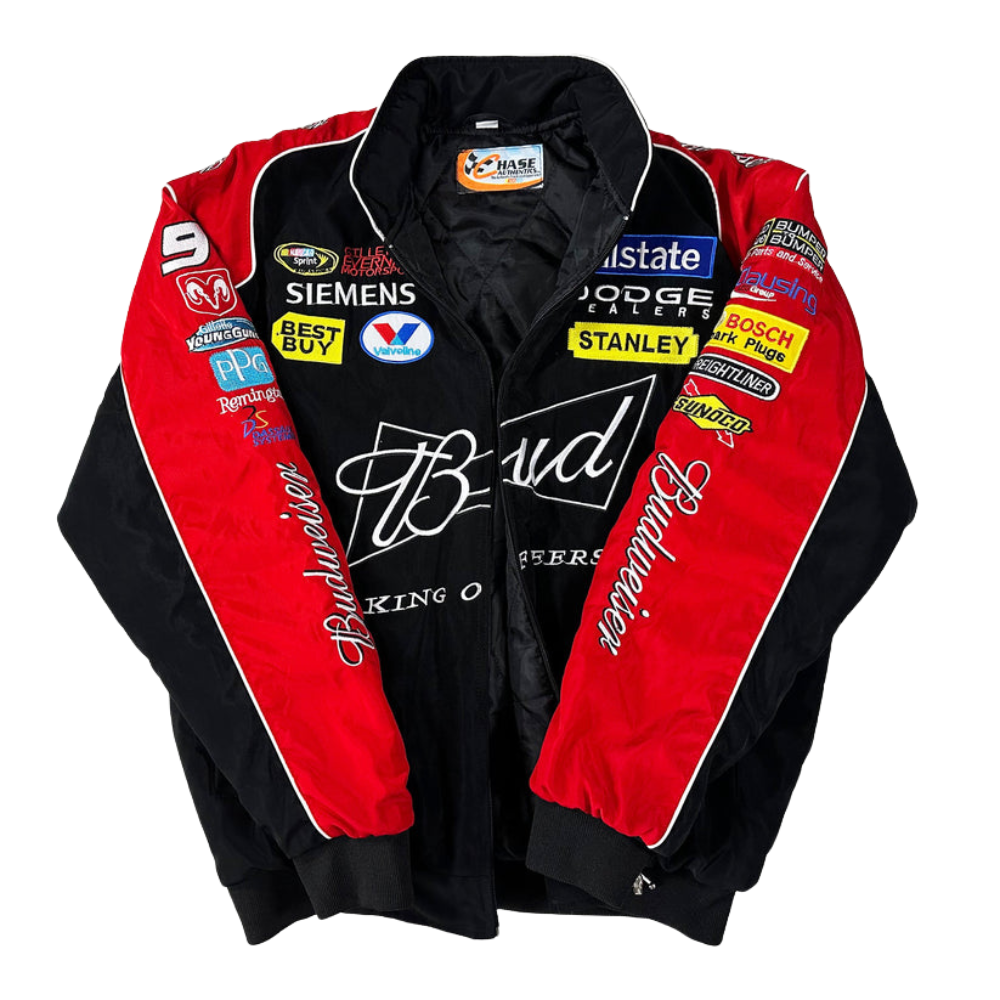 Jacket Budweiser Vintage Nascar Black Edition