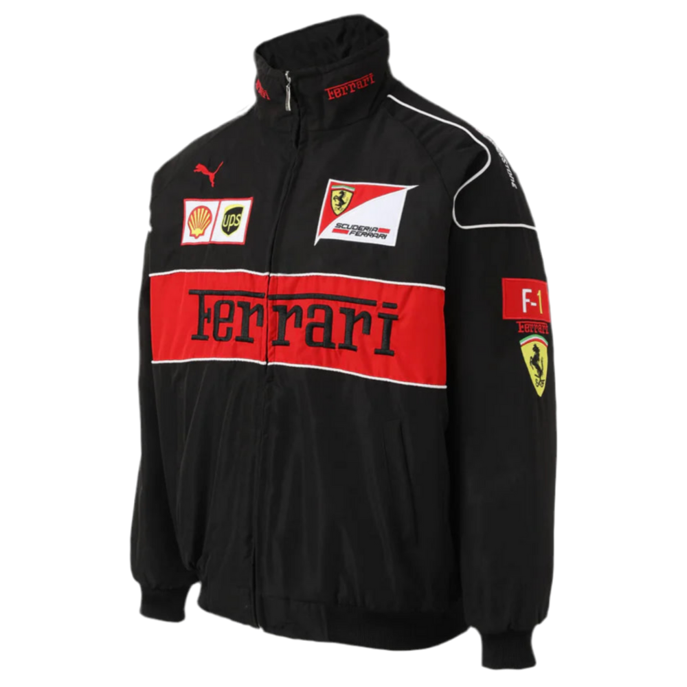 Jacket Ferrari F1 Vintage Full Black
