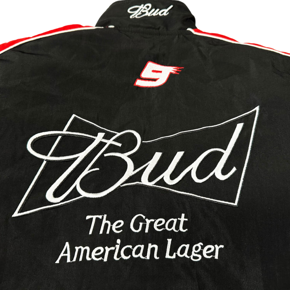 Jacket Budweiser Vintage Nascar Black Edition