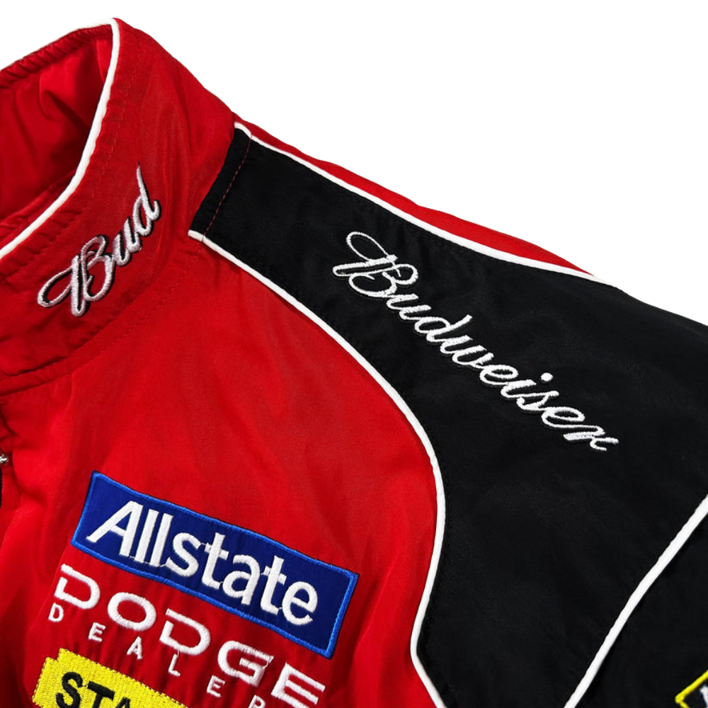 Jacket Budweiser Vintage Nascar Red Edition