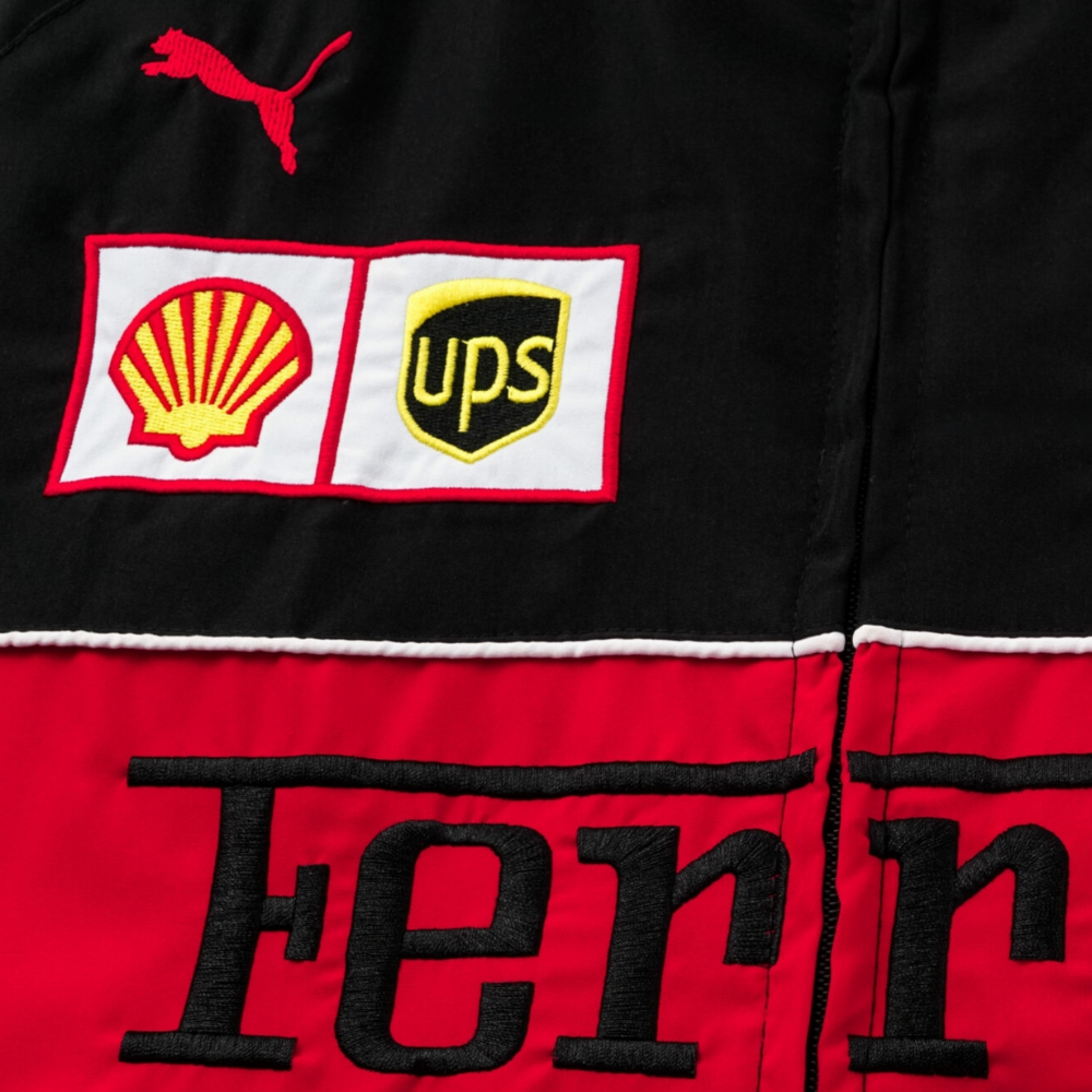 Jacket Ferrari F1 Vintage Full Black