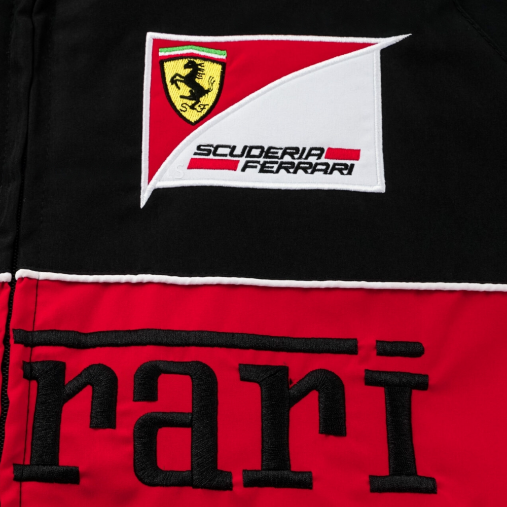 Jacket Ferrari F1 Vintage Full Black