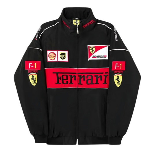 Jacket Ferrari F1 Vintage Full Black