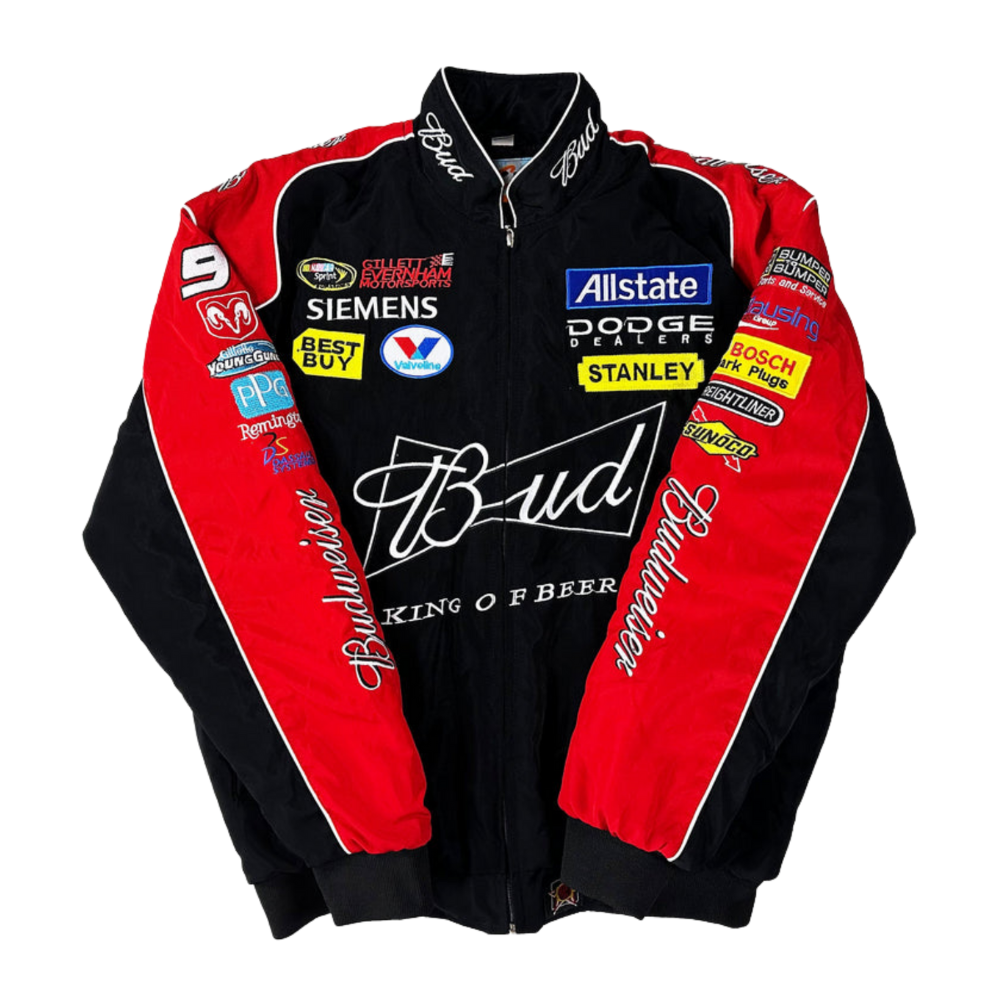 Jacket Budweiser Vintage Nascar Black Edition