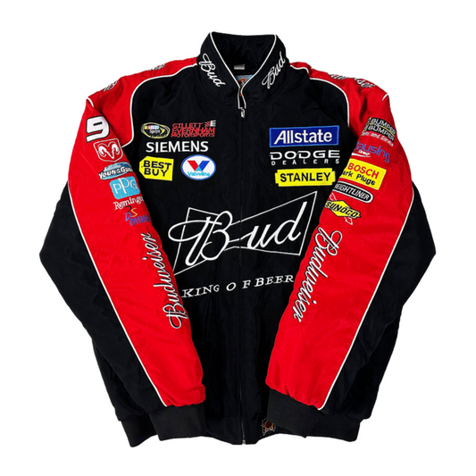 Jacket Budweiser Vintage Nascar Black Edition